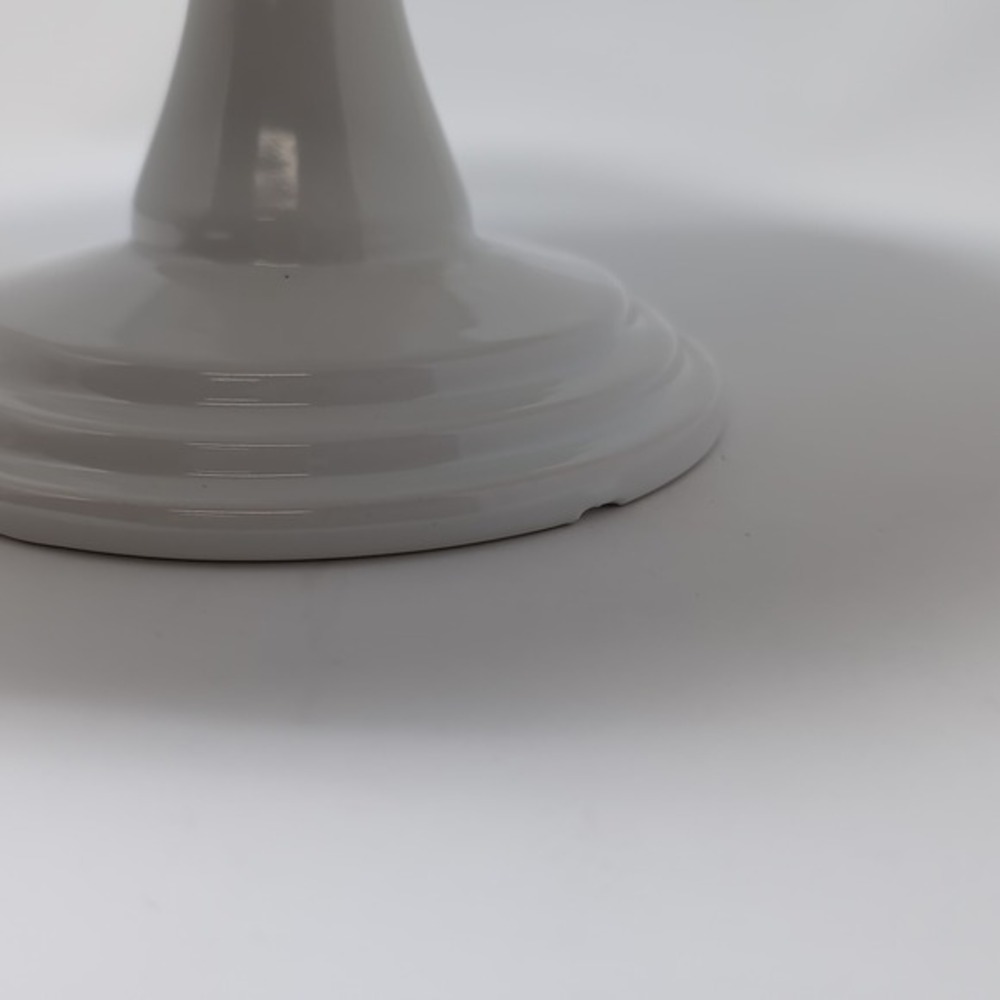 Temp-tations Woodland Ceramic Pedestal Cake Stand with Dome Glass Lid White - Picture 5 of 10